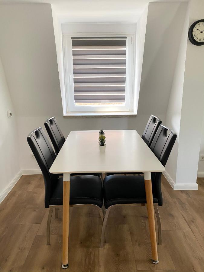 Ferienwohnung mit Balkon und Garten OG Flensburg Exterior foto