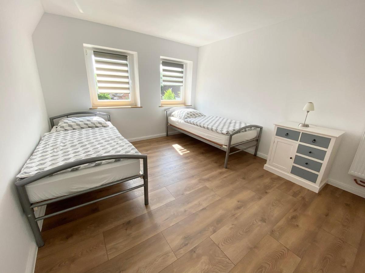 Ferienwohnung mit Balkon und Garten OG Flensburg Exterior foto