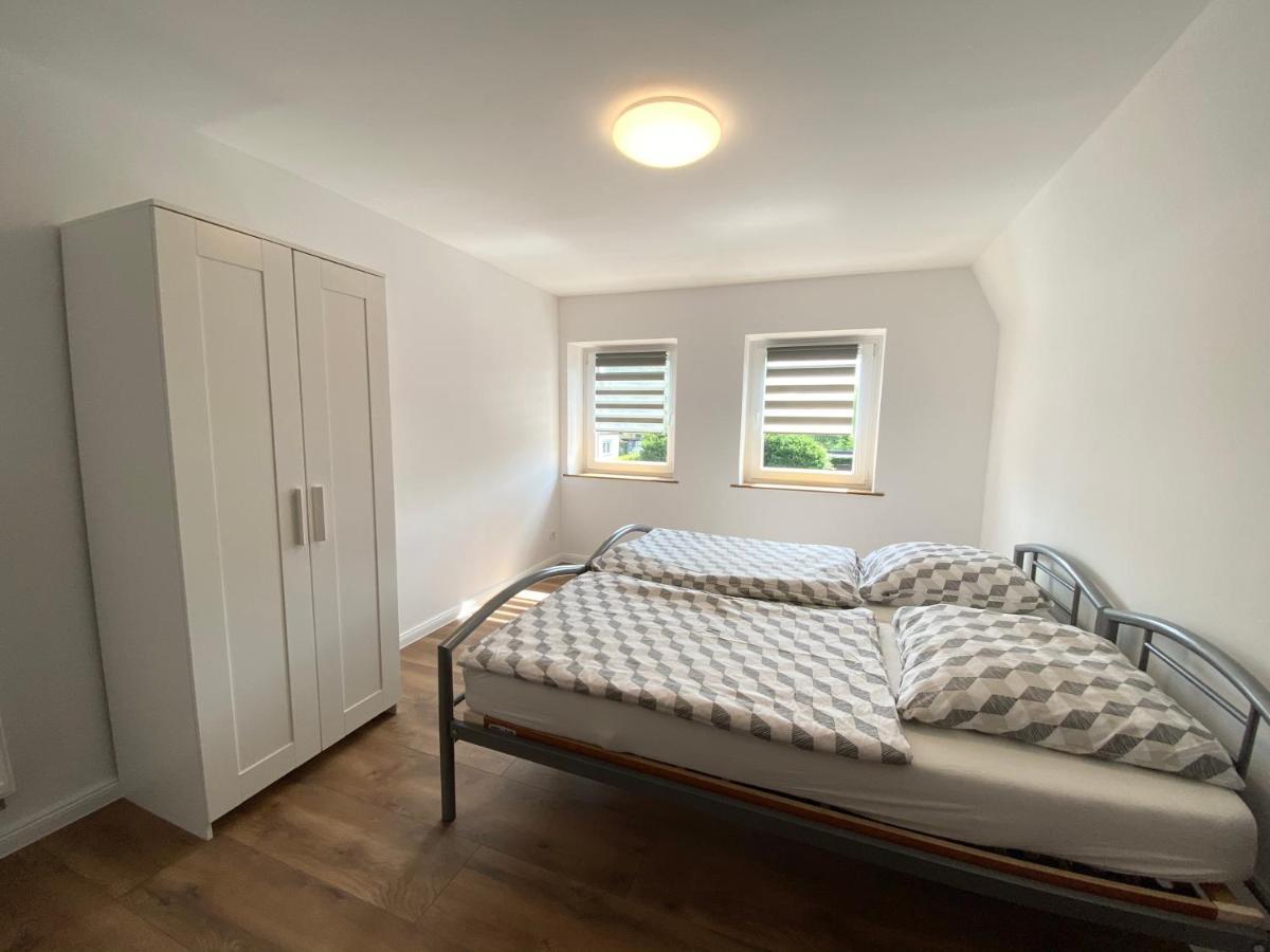 Ferienwohnung mit Balkon und Garten OG Flensburg Exterior foto