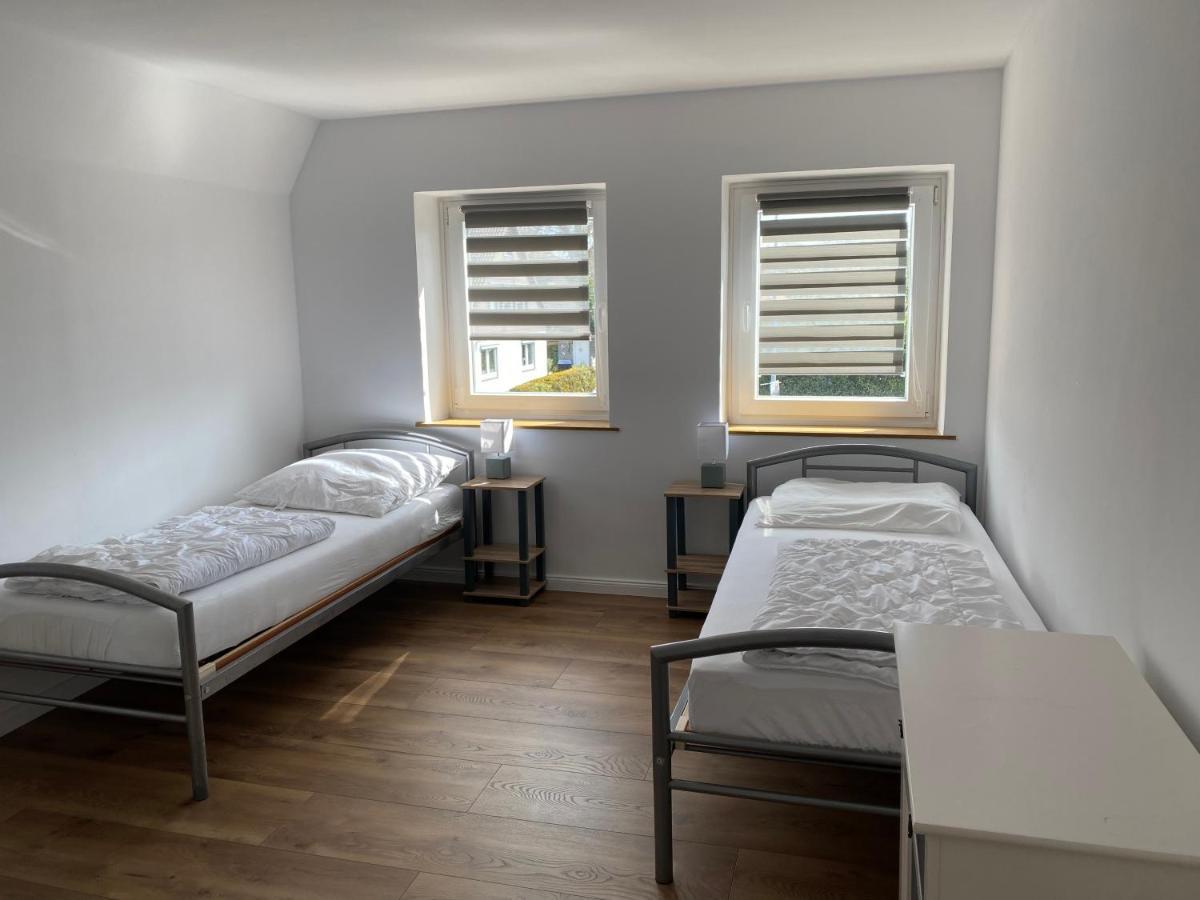 Ferienwohnung mit Balkon und Garten OG Flensburg Exterior foto